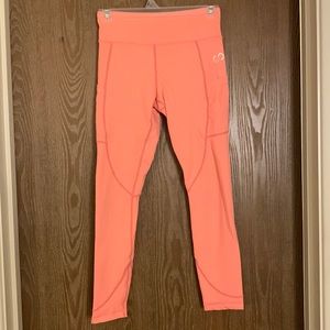 Coral Curves n Combatboots Leggings with Pockets